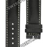Черный кожаный ремешок Longines L682125255, теленок, 19/18, без замка, для часов Longines Conquest L2.732.4, L3.655.4, L3.656.4, L3.676.4
