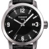 Черный кожаный ремешок Tissot T610030257, удлиненный, 19/18 XL, без замка, для часов Tissot PRC 200 T055.410, T055.417, T055.430