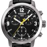 Черный кожаный ремешок Tissot T610030257, удлиненный, 19/18 XL, без замка, для часов Tissot PRC 200 T055.410, T055.417, T055.430