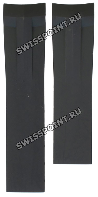 Черный каучуковый ремешок Tissot T610031834 без замка, для часов Tissot T-Race T062.427, T062.430