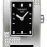 Черный лаковый ремешок Tissot T610014624, удлиненный, 18/16 XL, теленок, без замка, для часов Tissot Bellflhour L614
