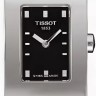 Черный лаковый ремешок Tissot T610014624, удлиненный, 18/16 XL, теленок, без замка, для часов Tissot Bellflhour L614