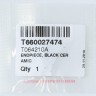 Стальное керамическое конечное звено Tissot T660027474 для черного керамического браслета часов Tissot T-Trend Cera T064.210
