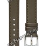 Коричневый кожаный ремешок Tissot T600035189, теленок, 12/12, с вырезом, стальная пряжка, для часов Tissot Pinky T084.210