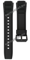 Черный полимерный ремешок Casio 10404335 для часов Casio EFR-515PB-1A2, EFR-515PB-1A9