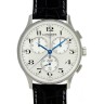 Синий кожаный ремешок Longines, L682104347, 21/18, без замка, для часов Longines Olympic Collection L2.649.4, L2.650.4