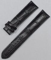 Ремешок черный, XL, имитация крокодила, 20/18, без замка, TISSOT T-LORD (T059.507, T059.528, T083.420, T059507A, T059528A, T083420A) T610031620 для часов TISSOT