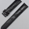 Ремешок черный, XL, имитация крокодила, 20/18, без замка, TISSOT T-LORD (T059.507, T059.528, T083.420, T059507A, T059528A, T083420A) T610031620 для часов TISSOT