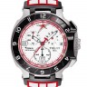 Красный силиконовый ремешок Tissot T610032625, без замка, для часов Tissot T-Race T048.417, T048.427