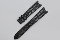 Ремешок для часов BALMAIN B1730385 Ремешок черный, имитация крокодила, 17/14, вырез 7 мм, без замка (5811/5816/5817/5831/5835/5836/5911/5915)