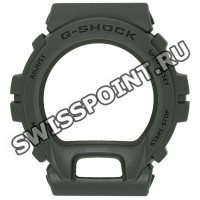 Зеленый рант корпуса часов Casio 10403799 для часов Casio G-6900KG-3, GB-6900B-3, GW-6900KG-3