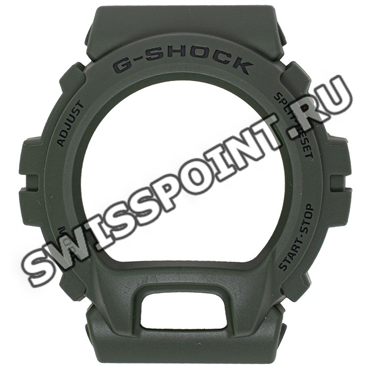 Зеленый рант корпуса часов Casio 10403799 для часов Casio G-6900KG-3, GB-6900B-3, GW-6900KG-3