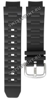 Черный полимерный ремешок Casio 10408301 для часов Casio BGA-150-1B, BGA-150F-1A, BGA-150FL-1A, BGA-150LE-1B, BGA-150ST-1A, BGA-151-1B