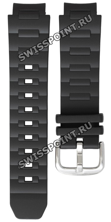 Черный полимерный ремешок Casio 10408301 для часов Casio BGA-150-1B, BGA-150F-1A, BGA-150FL-1A, BGA-150LE-1B, BGA-150ST-1A, BGA-151-1B