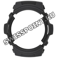 Черный рант корпуса часов Casio 10364729 для часов Casio AW-591BB-1A, AW-591ML-1A, AWG-M100SAR-1A, AWG-M100SDC-1A, AWG-M100SMG-1A