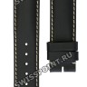 Черный кожаный ремешок Longines L682106064, 19/18, без замка, для часов Longines Evidenza L2.656.0, L2.656.4