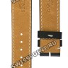 Черный кожаный ремешок Longines L682106064, 19/18, без замка, для часов Longines Evidenza L2.656.0, L2.656.4