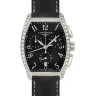 Черный кожаный ремешок Longines L682106064, 19/18, без замка, для часов Longines Evidenza L2.656.0, L2.656.4
