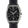 Черный кожаный ремешок Longines L682106064, 19/18, без замка, для часов Longines Evidenza L2.656.0, L2.656.4
