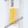 Желтый силиконовый ремешок Tissot T603035678, 19/18, стальная пряжка, для часов Tissot Quickster Football T095.449.17.037.01