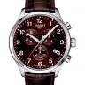 Коричневый кожаный ремешок Tissot T600041655, теленок, 22/20, стальная пряжка, для часов Tissot Chrono XL Classic T116.617.16.037.00, T116.617.16.047.00, T116.617.16.297.00