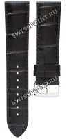 Коричневый кожаный ремешок Tissot T600041655, теленок, 22/20, стальная пряжка, для часов Tissot Chrono XL Classic T116.617.16.037.00, T116.617.16.047.00, T116.617.16.297.00