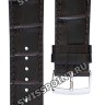 Коричневый кожаный ремешок Tissot T600041655, теленок, 22/20, стальная пряжка, для часов Tissot Chrono XL Classic T116.617.16.037.00, T116.617.16.047.00, T116.617.16.297.00