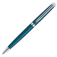 Ручка WATERMAN 1869014 Шариковая ручка Waterman Hemisphere Essential 2013, Metallic Blue CT, стержень: MBlue (№ 403)