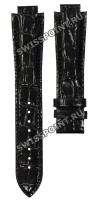 Черный кожаный ремешок Tissot T610014538, удлиненный, 22/18 XL, с вырезом, без замка, для часов Tissot TXL-TXS L860/960K