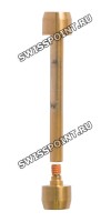 Розовый стальной винт Tissot T689030863 для крепления ремешка к корпусу наручных часов Tissot T-Race T048.417.27.057.06, T048.427.27.057.01