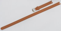 Коричневый кожаный ремешок Tissot T600035467, XL, теленок, с вырезом, стальная пряжка, для часов Tissot PINKY T084.210, T084210A