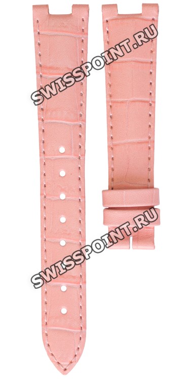Розовый кожаный ремешок Balmain B1730398, 17/14, с вырезом 7 мм, без замка, для часов Balmain 5811, 5816, 5817, 5831, 5835