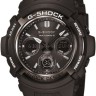 Черный полимерный ремешок Casio 10414643 для часов Casio AW-591BB-1A, AWG-M100BW-1A, AWG-M100SBB-1A