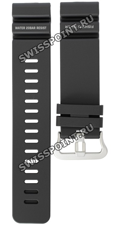 Черный полимерный ремешок Casio 10618160 для часов Casio PRT-B70-1, PRT-B70BE-1