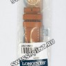 Коричневый кожаный ремешок Longines L682106065, 19/18, без замка, для часов Longines Evidenza L2.656.0, L2.656.4