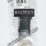 Черный кожаный ремешок Balmain B1720755, 19/16, с двойным вырезом, без замка, для часов Balmain Traveller 2781, 5431