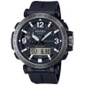 Черный резиновый ремешок Casio 10642682 для часов Casio PRW-6611Y-1, PRW-6621Y-1
