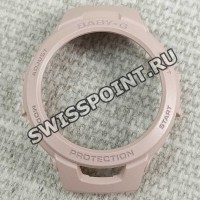 Розовый полимерный рант корпуса Casio 10643895 для часов Casio BSA-B100CS-4A
