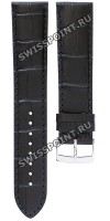 Черный кожаный ремешок Tissot T600043875 / T610044155, удлиненный, 22/20 XL, теленок, стальная пряжка, для часов Tissot Chrono XL Classic T116.617