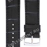 Черный кожаный ремешок Tissot T600043875 / T610044155, удлиненный, 22/20 XL, теленок, стальная пряжка, для часов Tissot Chrono XL Classic T116.617