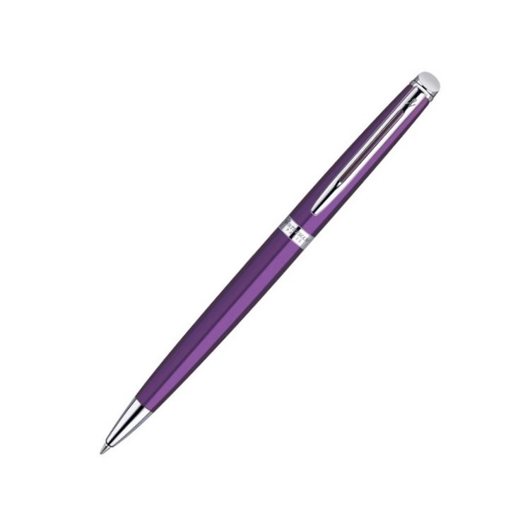 Ручка WATERMAN 1869015 Шариковая ручка Waterman Hemisphere Essential 2013, Purple CT, стержень: MBlue (№ 404)