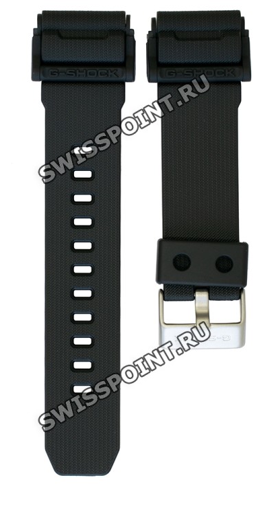 Черный полимерный ремешок Casio 10489031 для часов Casio GD-400-1B2, GD-400MB-1E