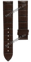 Коричневый ремешок Tissot T610014577, теленок, 19/18, без замка для часов Tissot Le Locle L164/264, T006.407, T006.428