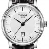 Черный кожаный ремешок Tissot T600043622, теленок, 15/14, стальная пряжка, для часов Tissot  Carson T122.207, T122.210