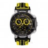 Желтый каучуковый ремешок Tissot T610032704 без замка, для часов Tissot T-Race T048.417, T048.427