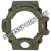 Зеленый рант корпуса часов Casio 10455296 для часов Casio GW-9400-3