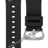 Черный полимерный ремешок Casio 10622684 для часов Casio MDV-107-1A1, MDV-107-1A2, MDV-107-1A3