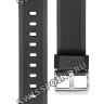 Черный резиновый ремешок Casio 10656383 для часов Casio ECB-40P-1A, ECB-40YMP-1A, ECB-40YP-1A