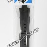Черный резиновый ремешок Casio 10656383 для часов Casio ECB-40P-1A, ECB-40YMP-1A, ECB-40YP-1A