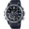 Черный резиновый ремешок Casio 10656383 для часов Casio ECB-40P-1A, ECB-40YMP-1A, ECB-40YP-1A